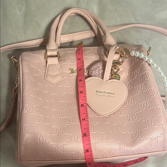 Juicy Couture Pink Crossbody Bag with Gold Accents - Picture 7 of 9